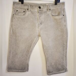 AllSaints Gray Denim Shorts